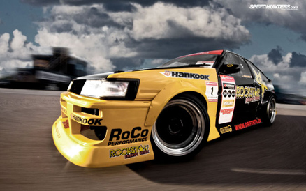 Last time I saw Eric O'Sullivan's Rockstar Energy Drink sponsored AE86 