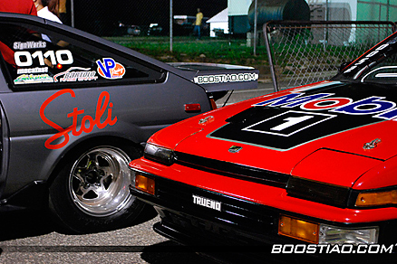 It's not everyday in the AE86 world you see hachiroku drag cars 